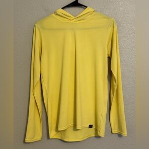 Patagonia Women’s Yellow Capilene Cool Daily Hooded Long Sleeve UPF 50+ Sun Pro